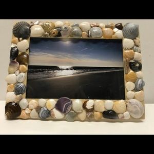 Handmade 4x6 seashell frame